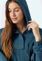 Hoodie langarm Lyocell Oversized Kapuze blaugrün - Mix+Relax Lounge