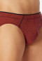 Supermini organic cotton gedessineerd lichtrood - 95/5