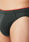 Supermini Slip Organic Cotton gemustert dunkelgrün - 95/5
