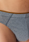 Supermini slip met patroon, diepblauw - 95/5