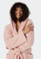 Dressing gown teddy fleece comfort fit rosé - Essentials