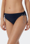 Bas de bikini midi hauteurs latérales réglables bleu foncé - Mix & Match Reflections