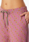 3/4 lange broek met fuchsia patroon - Mix+ Relax