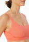 Double rib bustier Organic Cotton peach - Pure Rib
