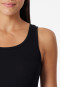 Tank top double rib organic cotton black - Pure Rib