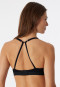 Morbido reggiseno senza ferretto con racerback, nero - Modal & Lace