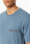 Schlafanzug kurz Organic Cotton Karos graphit - Comfort Nightwear