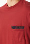 Long pyjamas Organic Cotton stripes dark red - Comfort Nightwear