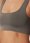 Brassière sans couture taupe - Seamless matt