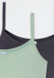 Lot de 2 brassiers graphite/vert pastel - 95/5