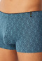 Shorts Modal gemustert atlantikblau - Long Life Soft