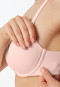Schalen-BH mit Bügel und gleitenden Cups pearl - Unique Micro