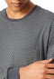 Pyjama lange borstzak donkergrijs patroon - Comfort Essentials