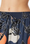 Loungehose kurz Viskose Palmenprint multicolor - Mix+Relax