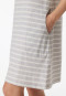 Sleepshirt short sleeve stripes silver gray mottled - Casual Essentials