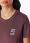 Short-Sleeve Sleep Shirt, Cocoa Brown - Casual Essentials
