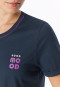 Camicia da notte a maniche corte blu scuro - Casual Essentials