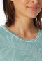 Nachthemd kurzarm Palmenprint jade - Comfort Nightwear