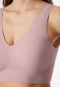 Bustier Mikrofaser herausnehmbare Pads zartrosa - Invisible Soft