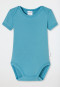 Bodys kurzarm 2er-Pack Feinripp hellblau - Natural Love