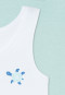 2-pack vests turtle light green/ white - Fine Rib