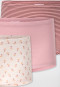 Set van 3 korte shortjes met streepjes en bloemetjes, roze - 95/5