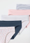 Briefs 5-pack Organic Cotton striping hearts multi-colored - 95/5