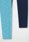 Leggings lot de deux étoiles lune multicolore - 95/5