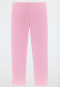 Pajamas long Organic Cotton flounce leggings hearts rosé - Girls World