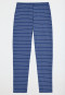 Pajamas long Organic Cotton horse print blue - Horse World