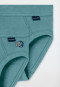 Sports briefs 2-pack green - Fine Rib