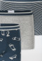 Lot de 3 shorts à rayures Ringel Skateboards gris/bleu - 95/5