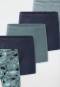 Shorts 5-pack Organic Cotton Dinos striping green/ blue - 95/5