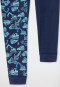 Underpants long 2-pack Organic Cotton soft waistband cuffs dark blue - 95/5