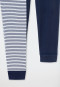 Underpants long 2-pack Organic Cotton soft waistband cuffs dark blue - 95/5