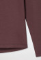 T-shirt à manches longues unisexe, chaud, chocolat - thermo