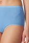 Midi briefs 2-pack Organic Cotton light blue/ white - 95/5