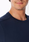 Long-Sleeve Warm Shirt, Deep Sea Blue - Casual Warming