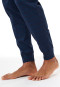 Lange pyjama met manchetten, deep sea blue - Casual Essentials