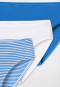 Slips 3er-Pack Organic Cotton weiß/ blau - 95/5