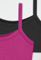 2-pack bustiers pink/black - Fresh Vibe