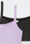 Bustiers, set van 2, zwart/bessenrood - Fresh Vibe