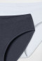 2-pack briefs white/ graphite - Fresh Vibe