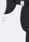 Tanktops 2er-Pack weiß/graphit - 95/5