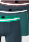 Lot de 3 shorts bleu foncé/vert - 95/5
