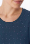 Camicia da notte a maniche lunghe a punti, colore violetto - Casual Essentials