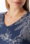 Long-Sleeve Nightshirt with Admiral Patterned Design - Comfort Essentials