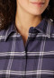 Pyjama long flanelle indigo à carreaux - selected! Premium Warming
