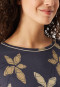 Pyjama lange pyjama manchetten bloemen grafiet - Comfort Nightwear