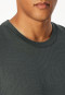 Donkergroen gedessineerd sweatshirt - Mix+ Relax